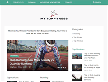 Tablet Screenshot of mytopfitness.com